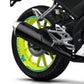 DualColorStampe Confezione Adesivi Set Completo di Cerchi Strisce per Moto per 2 Ruote da 17'' pollici strips Design Racing NAPOLI D0116