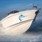 DualColorStampe Adesivo per barca nautica stickers fish per bancone bar lido attrezzatura spiaggia mare balneare stickers summer COD.M0365