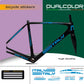 DualColorStampe Set 11 Adesivi Stickers Decal Telaio Bici Bicicletta adesivi telaio MTB BDC Universale Protezione frame B0176
