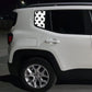 DualColorStampe Adesivi compatibili con Jeep Renegade (2014-2024) Vetro stickers finestrini posteriori fascia Window Decal stelle 0382
