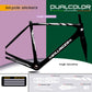 Set 7 Adesivi Stickers Decal Telaio Bici Bicicletta Kit adesivi telaio MTB BDC Universale Protezione WILLINGEN COD. B0186