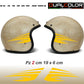 Adesivi Casco Moto – Strisce Sportive Universali | Stickers Helmet Personalizzabili in Vinile Impermeabile – Colore a Scelta C0074
