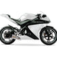 DualColorStampe Adesivi Compatibili con Yamaha YZF-R125 | Sticker Moto Personalizzabili Carena DX-SX Scacchiera Stelle M0126