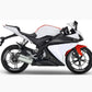 DualColorStampe Adesivi Compatibili con Yamaha YZF-R125 R125 (2014-2018) + Strisce per cerchi moto da 17'' pollici decalcomanie carena moto stickers Cod.M0240