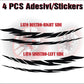 DualColorStampe Adesivi interno cerchi moto 17 POLLICI decal stickers cerchioni gomme strisce moto COD. D0032