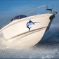 DualColorStampe Adesivo per barca nautica stickers fish per bancone bar lido attrezzatura spiaggia mare balneare stickers summer COD.M0365