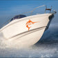 DualColorStampe Adesivo per barca nautica stickers fish per bancone bar lido attrezzatura spiaggia mare balneare stickers summer COD.M0365