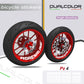 DualColorStampe Adesivi interno cerchi moto 17 POLLICI decal stickers cerchioni gomme strisce moto ADRENALINE COD.D0107