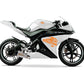 DualColorStampe Adesivi Compatibili con Yamaha YZF-R125 R125 (DX-SX) Carena moto decal stickers Design sport Tribale M0130