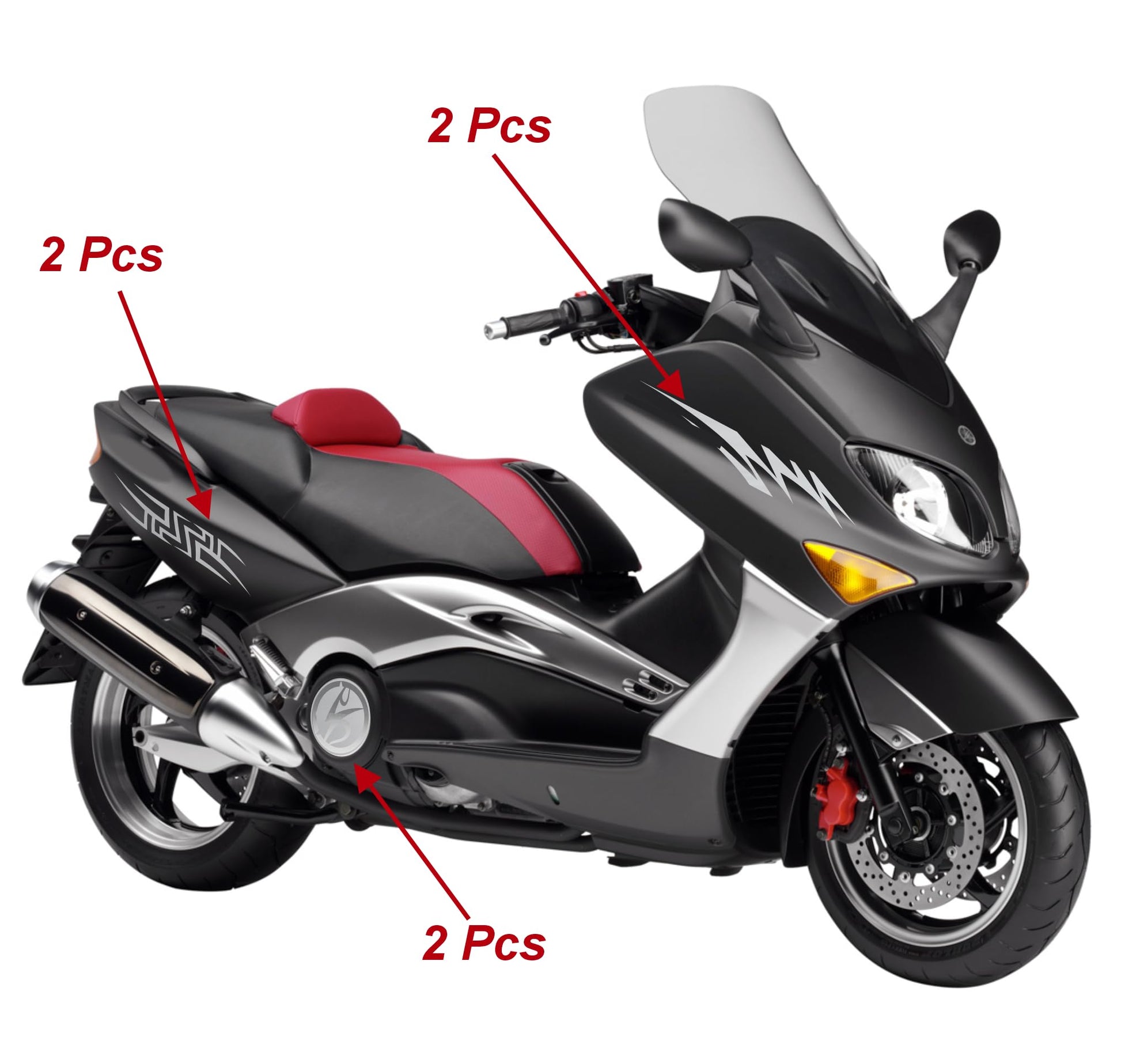 set adesivi decal vinile