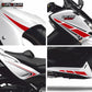 Adesivi Compatibili con Yamaha T‑MAX 530 (2012‑2014) – Kit Stickers Rosso/Nero Stile Racing – Modello M0352