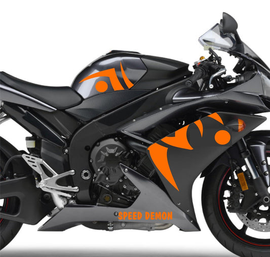DualColorStampe Adesivi compatibili con Yamaha R1 YZF (2009-2011) grafica carena moto Adesivo per Moto Impermeabile Stickers decal vinile M0325