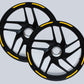 DualColorStampe Adesivi cerchi moto compatibili con BMW R 1200 GS R 1250 GS F 650 GS G 310 GS F 750 GS stickers 17'' - 19'' pollici per bordo ruote Moto 19''17'' striscia D0126