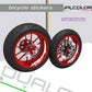 DualColorStampe® Adesivi interno cerchi moto 17 POLLICI decal stickers cerchioni gomme strisce adesivi cerchi moto COD. D0031