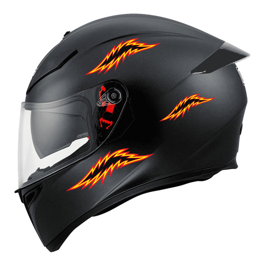 DualColorStampe Set 8 Adesivi Tuning Lucidi in Vinile | Stickers Universali per Auto, Moto, MTB, Valigia, Computer – Pack C0089
