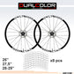 DualColorStampe Adesivi Cerchi Bici 26'' - 27,5'' - 28-29'' Pollici Ruota Bici MTB Bike Stickers Cerchi FUOCO MTB - B0057