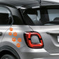 DualColorStampe Adesivi con zampe di gatto cane stickers con stampe di zampa di animale impronte di zampe decalcomanie 0010