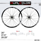 DualColorStampe® Adesivi Cerchi Bici MTB 26'' 27,5'' 28-29'' Pollici | Stickers Ruota Mountain Bike Colorati, Autoadesivi Impermeabili | Cod. B0204
