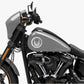 DualColorStampe® Adesivi Compatibili con Harley-Davidson bussola rosa dei venti serbatoio Set 2 stickers Moto Motorbike COD. M0357