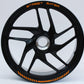 DualColorStampe Confezione Adesivi Set Completo di Cerchi Strisce per Moto per 2 Ruote da 17'' pollici strips Design Racing STREET EATER D0118
