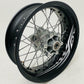 DualColorStampe Adesivi Cerchi Moto per 2 Ruote da 17" Pollici | Adesivi Ruote Moto | Adesivi Cerchi Moto Resiste a Pioggia e Sole | Design Racing D0128