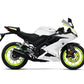 DualColorStampe Confezione Adesivi Set Completo di Cerchi Strisce per Moto per 2 Ruote da 17'' pollici strips Design Racing NAPOLI D0116