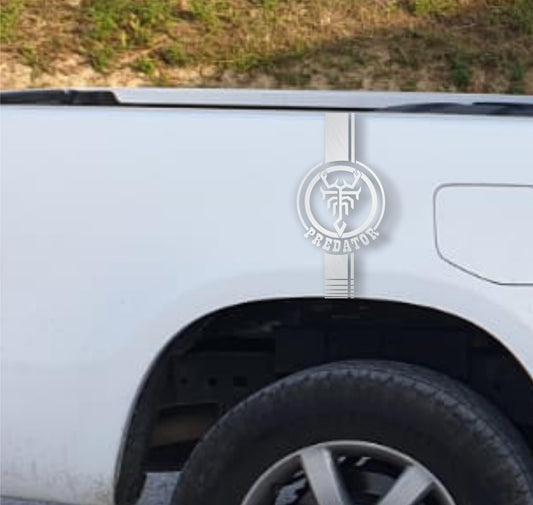 DualColorStampe® ADESIVI PER PICKUP 4X4 OFF ROAD PREDATOR scorpione (2 PZ DX-SX) Fuoristrada accessori stickers decal auto 0410