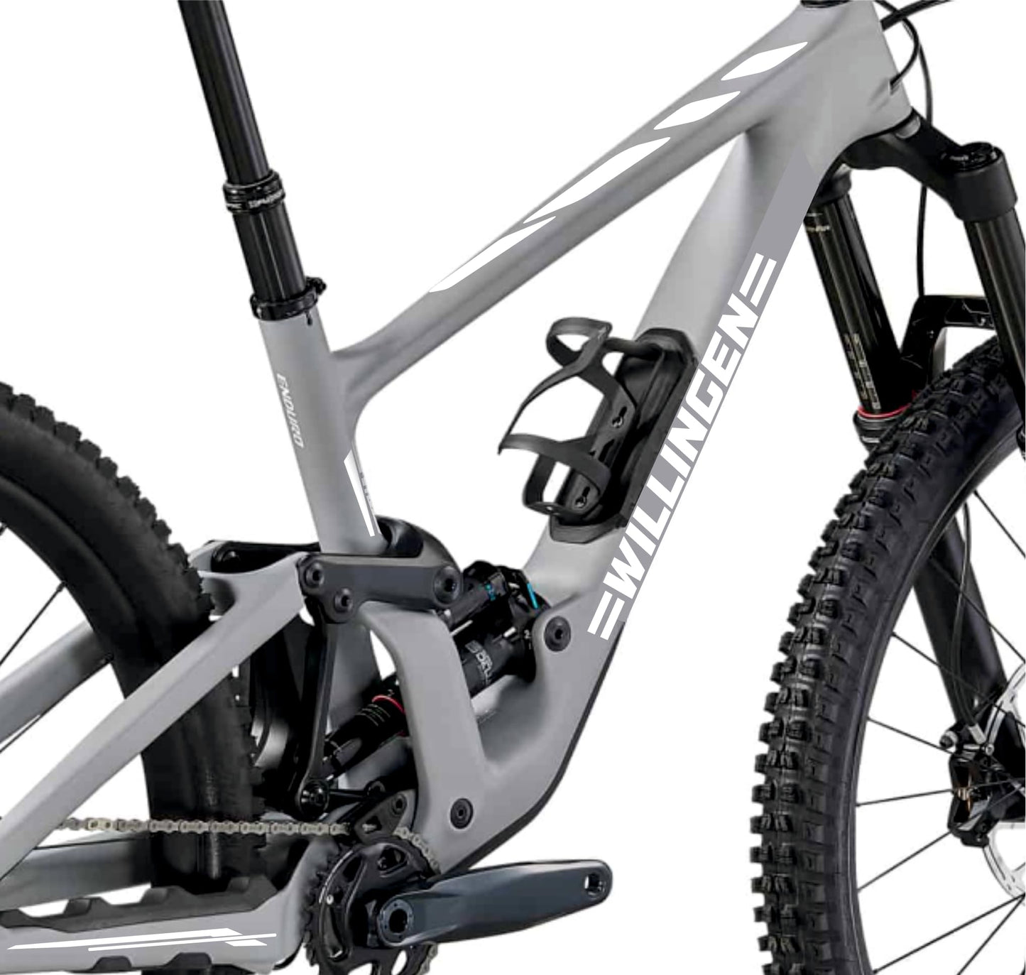 Set 7 Adesivi Stickers Decal Telaio Bici Bicicletta Kit adesivi telaio MTB BDC Universale Protezione WILLINGEN COD. B0186