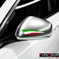 DualColorStampe Adesivi Stickers Bandiera Italiana Italia Tuning Sport Racing 6 Unità | Adesivo Bandiera Spagna per Auto Moto Scooter Quad Caschi | Resistenti alla Pioggia e al Sole