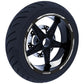 DualColorStampe Set di Strisce Cerchi Moto per 2 Ruote da 15" a 19" Pollici | Adesivi Ruote Moto | Adesivi Cerchi Moto Resiste a Pioggia e Sole | Design Racing D0124