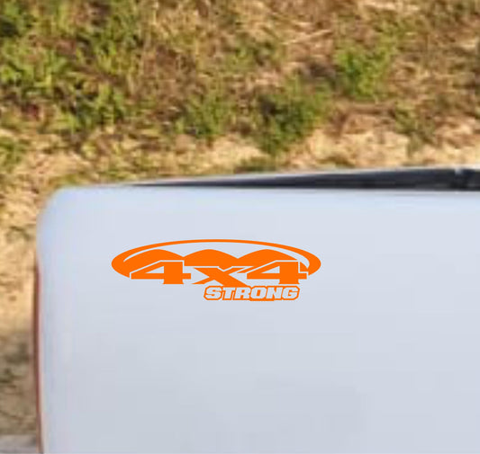 DualColorStampe® Adesivi 4x4 per Pickup e Auto - Resistenti e Impermeabili - Ideali per Tutti i Modelli - Set da 2 Pezzi decal auto tuning 0420