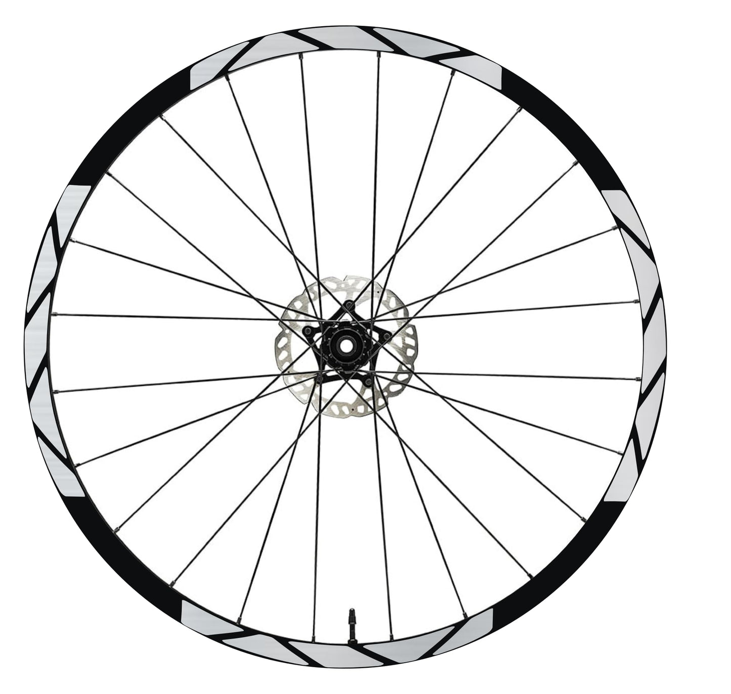 Kit completo Adesivi Cerchi Bici MTB 26'' - 27,5'' - 28-29'' Pollici, adesivi forcella MTB, adesivi telaio MTB off road Stickers decal - B0068