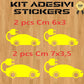 DualColorStampe Adesivi in vinile wall stickers tuning auto elettrica LOGO AUTO ELETTRICA accessori auto stickers COD.0422