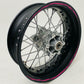 DualColorStampe Confezione Adesivi Set Completo di Cerchi Strisce per Moto per 2 Ruote da 15'' pollici strips Design racing COD.D0095