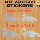 DualColorStampe Adesivi in vinile wall stickers tuning auto elettrica LOGO AUTO ELETTRICA accessori auto stickers COD.0422
