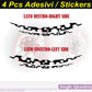 DualColorStampe Adesivi interno cerchi moto 17 POLLICI decal stickers cerchioni gomme strisce moto COD. D0033