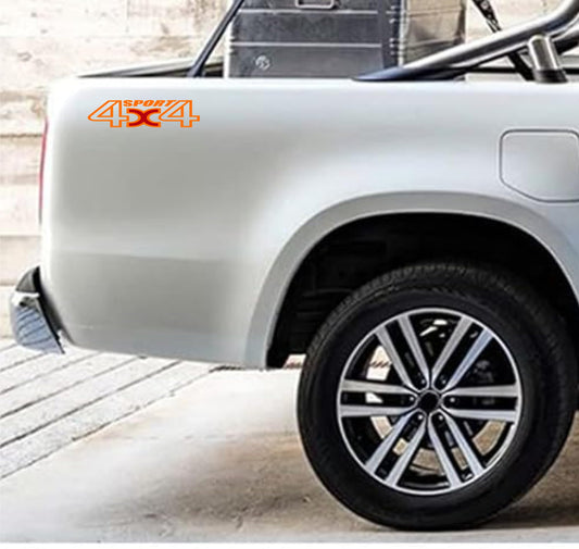 DualColorStampe Adesivi 4X4 Off road (2 PZ) Suv Fuoristrada decalcomania Pickup accessori stickers decal auto 0397