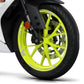 DualColorStampe Confezione Adesivi Set Completo di Cerchi Strisce per Moto per 2 Ruote da 17'' pollici strips Design Racing NAPOLI D0116