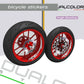 DualColorStampe® Adesivi interno cerchi moto 17 POLLICI decal stickers cerchioni gomme strisce adesivi cerchi moto COD. D0031