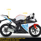 DualColorStampe Adesivi compatibili con Yamaha YZF-R125 Tribali 2014-2018 | Decalcomanie Carena Moto DX-SX M0174