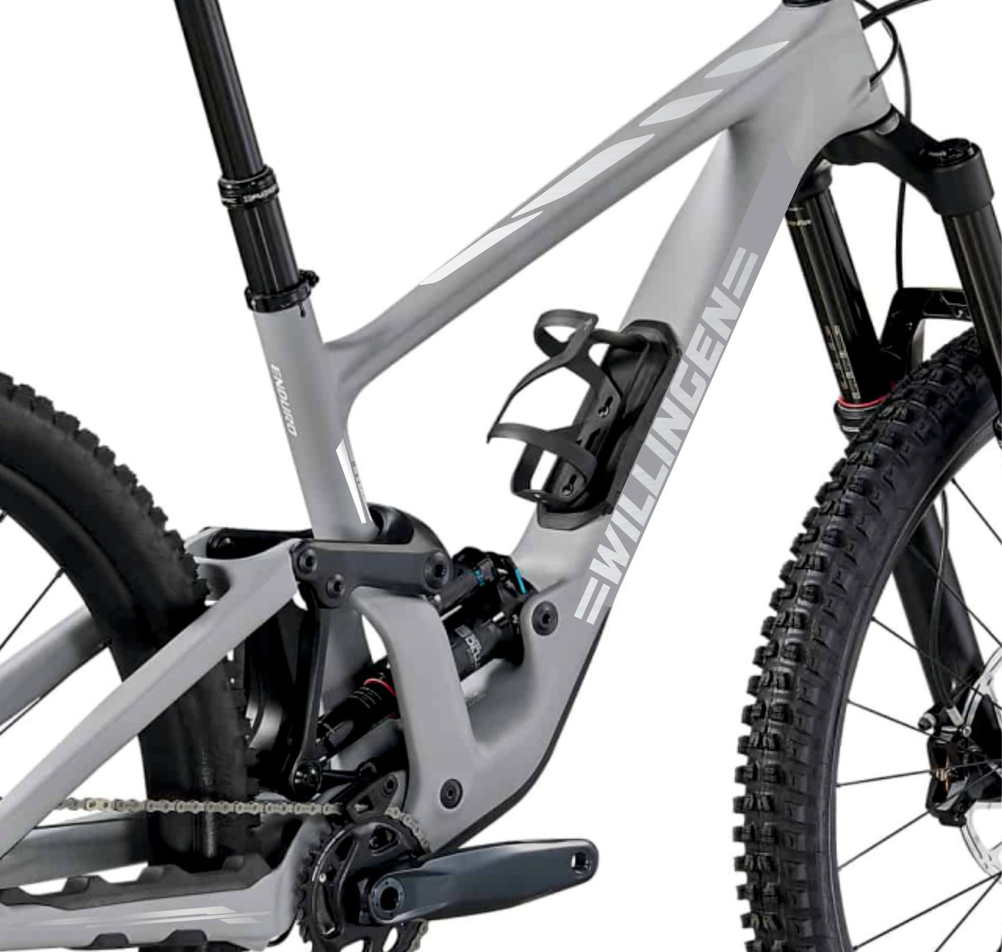 Set 7 Adesivi Stickers Decal Telaio Bici Bicicletta Kit adesivi telaio MTB BDC Universale Protezione WILLINGEN COD. B0186