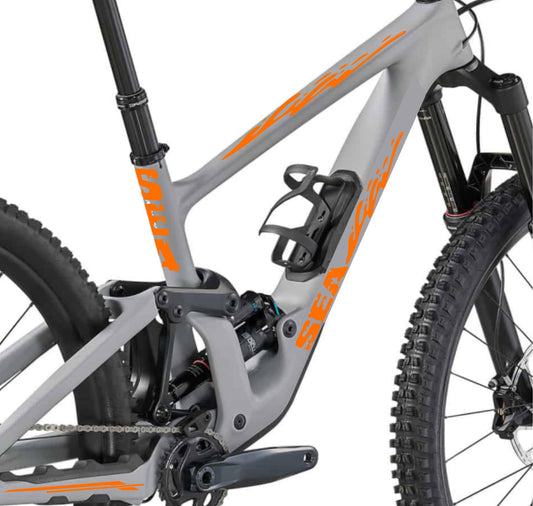 Set 6 Adesivi Stickers Decal Telaio Bici Bicicletta Kit adesivi telaio MTB BDC Universale Protezione COD. B0196