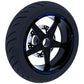 DualColorStampe Confezione Adesivi Set Completo di Cerchi Strisce per Moto per 2 Ruote da 17'' pollici strips Design Racing ABRUZZO D0117