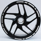 DualColorStampe® Confezione Adesivi Set Completo di Cerchi Strisce per Moto per 2 Ruote da 17'' pollici strips Design Sportivo COD.D0028