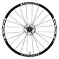 DualColorStampe® Adesivi Cerchi Bici MTB 26'' 27,5'' 28-29'' Pollici | Stickers Ruota Mountain Bike Colorati, Autoadesivi Impermeabili | Cod. B0207