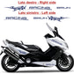  set adesivi decal vinile