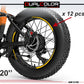 DualColorStampe Adesivi Cerchi Bici FAT BIKE 20'' Pollici Ruota Bici accessori Fat bike MTB Stickers Cerchi COD. B0203