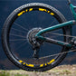 DualColorStampe Adesivi Cerchi Bici 26'' - 27,5'' - 28-29'' Pollici Ruota Bici MTB Bike Stickers Cerchi MTB - B0201