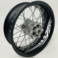 DualColorStampe Adesivi Cerchi Moto per 2 Ruote da 17" Pollici | Adesivi Ruote Moto | Adesivi Cerchi Moto Resiste a Pioggia e Sole | Design Racing D0128