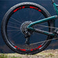 DualColorStampe Adesivi Cerchi Bici 26'' - 27,5'' - 28-29'' Pollici Ruota Bici MTB Bike Stickers Cerchi MTB - B0201